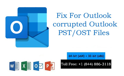 Repair corrupted Outlook PST/OST files